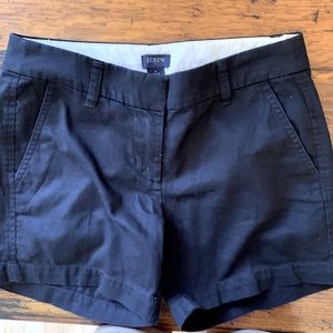 J Crew Black Shorts excellent condition
